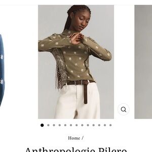 Pilcro Sage Green Knit Top